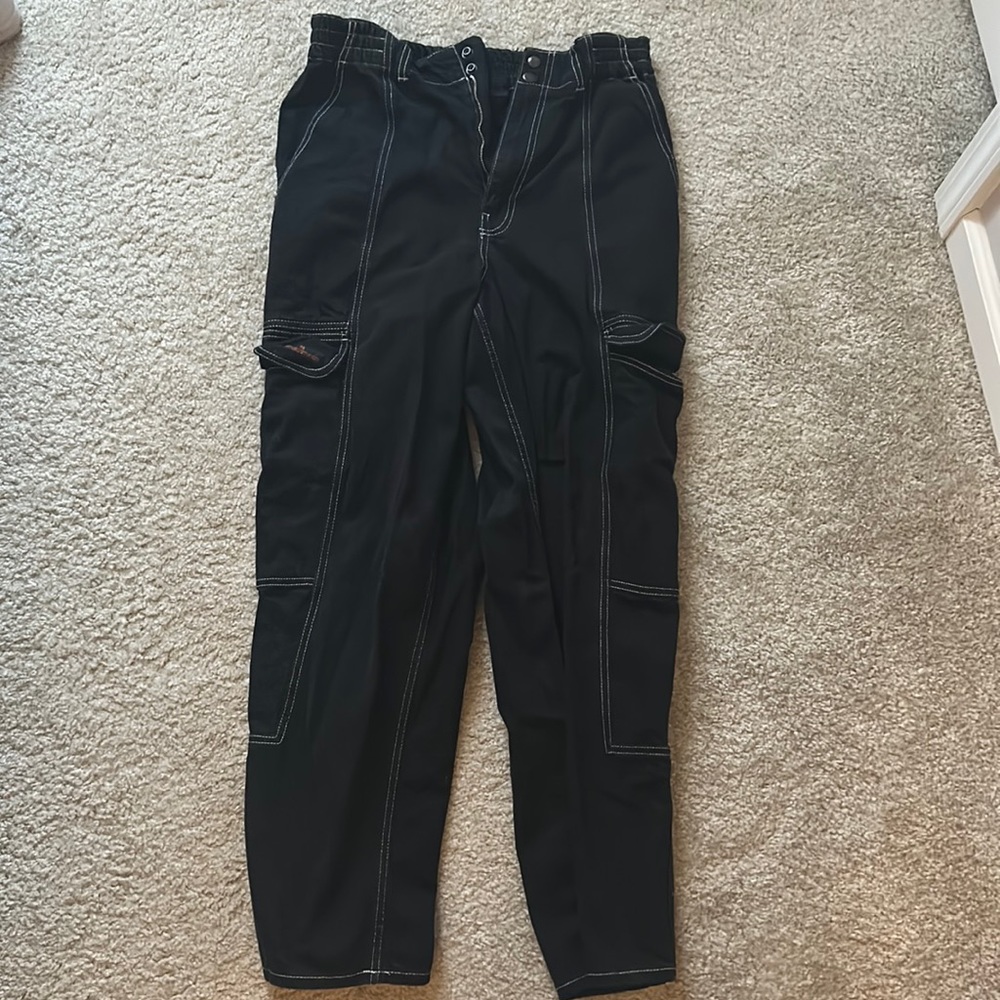 Urban Outfitters Black Cargo Pants. Size 32
